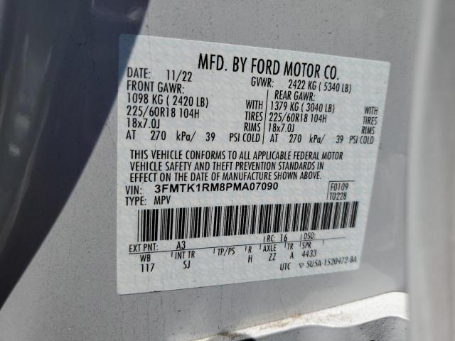 2023 Ford Mustang Mach-E Select VIN: 3FMTK1RM8PMA07090 Lot: 54716264