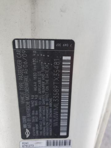 2009 Mini Cooper Clubman VIN: WMWML33589TX35481 Lot: 56965274
