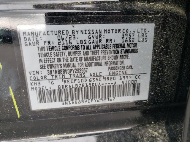 2023 NISSAN SENTRA S - 3N1AB8BV0PY292967