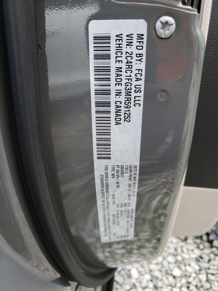 2C4RC1FG3MR591252 2021 Chrysler Pacifica Touring