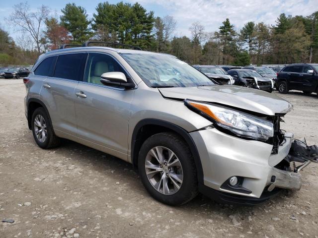 VIN 5TDJKRFHXFS166628 2015 Toyota Highlander, Xle no.4