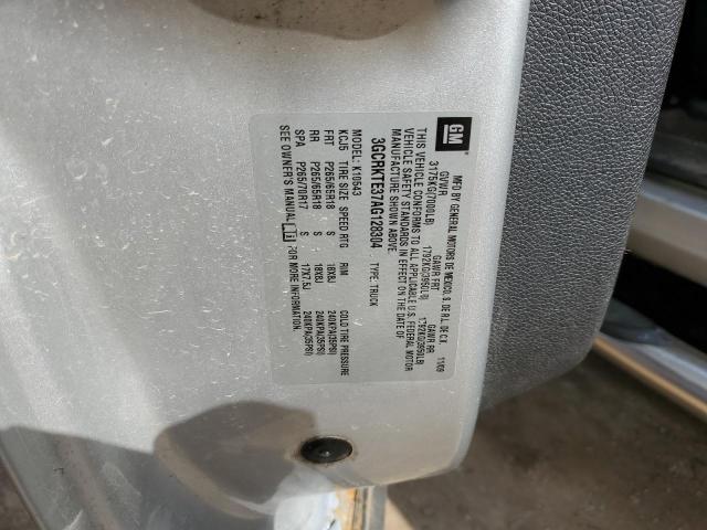 2010 Chevrolet Silverado K1500 Ltz VIN: 3GCRKTE37AG128304 Lot: 55030184