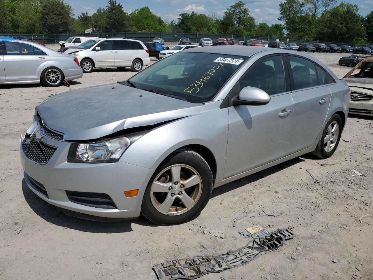 2014 Chevrolet Cruze Lt vin: 1G1PC5SB4E7327462