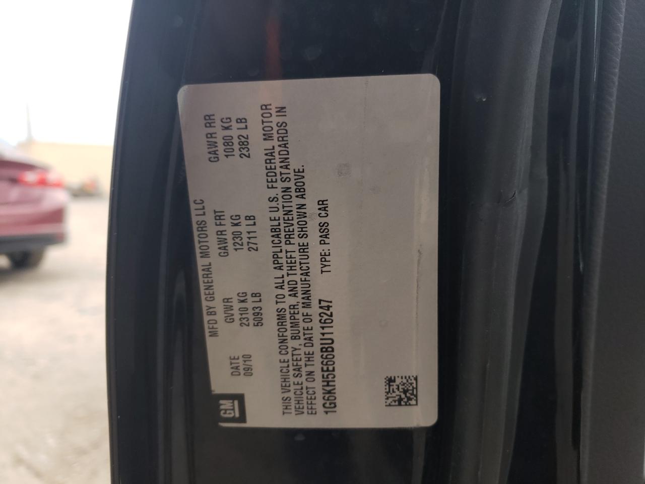 1G6KH5E66BU116247 2011 Cadillac Dts Premium Collection