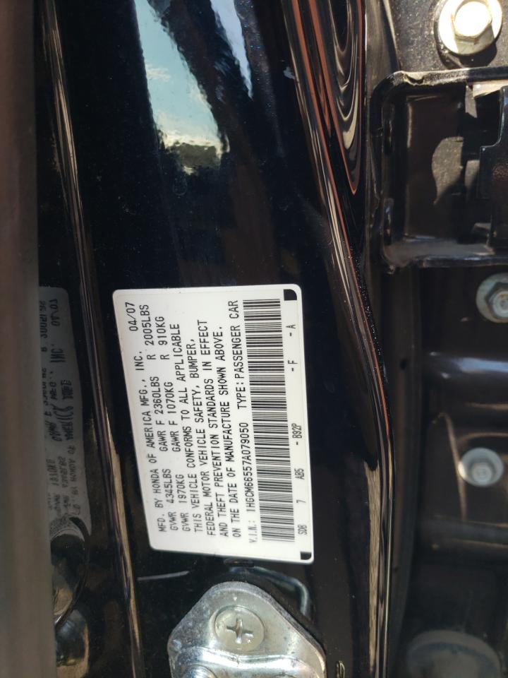 1HGCM66557A079050 2007 Honda Accord Ex