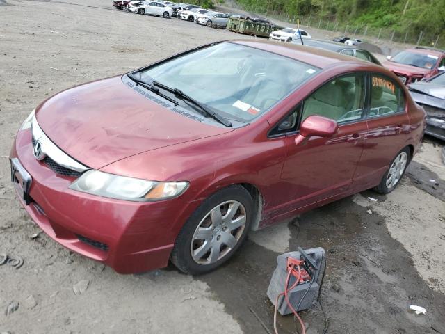 Lot #2533326402 2009 HONDA CIVIC LX salvage car