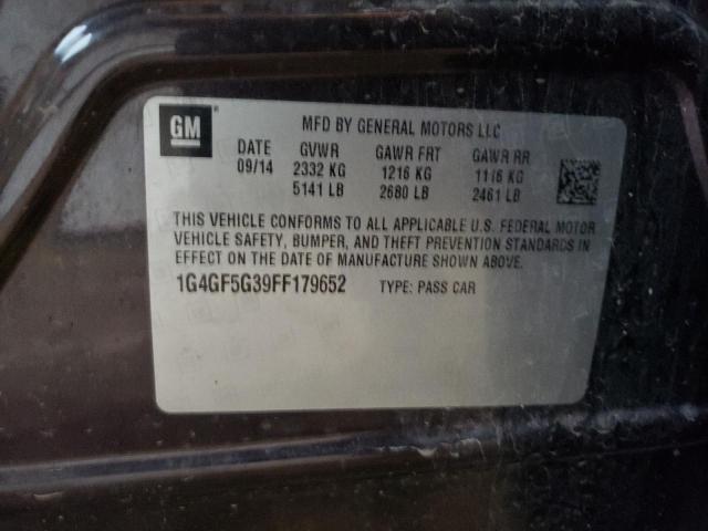 2015 BUICK LACROSSE P - 1G4GF5G39FF179652
