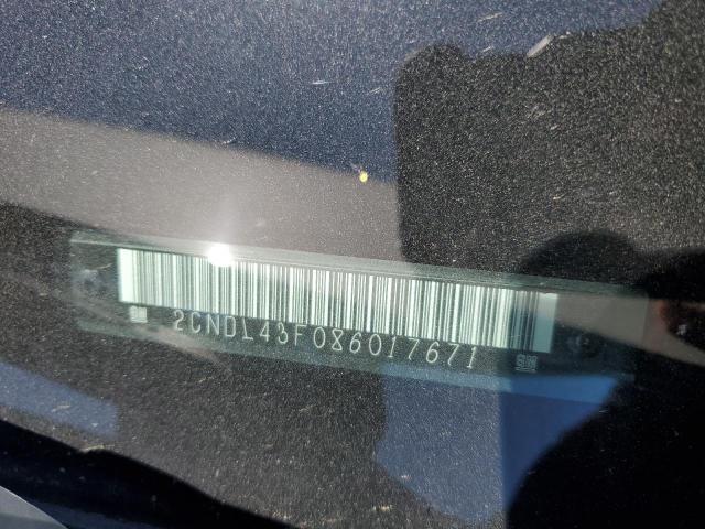 2008 Chevrolet Equinox Lt VIN: 2CNDL43F086017671 Lot: 57012784