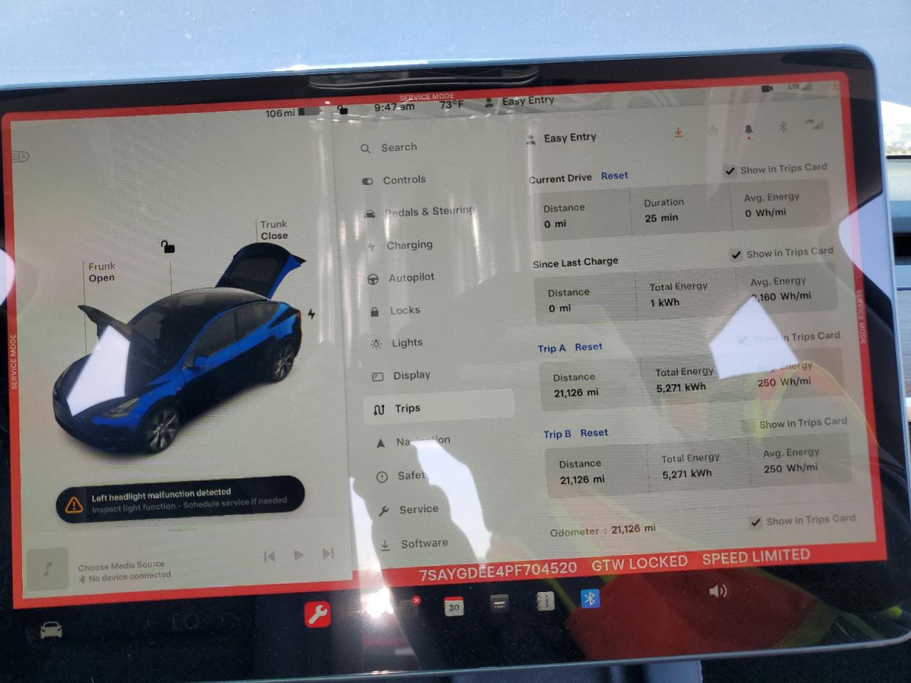 7SAYGDEE4PF704520 2023 Tesla Model Y