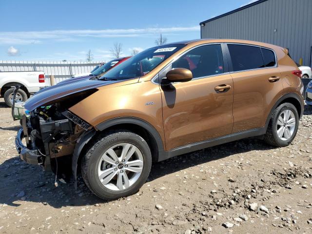 Lot #2536146918 2017 KIA SPORTAGE L salvage car