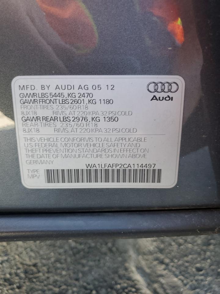 WA1LFAFP2CA114497 2012 Audi Q5 Premium Plus