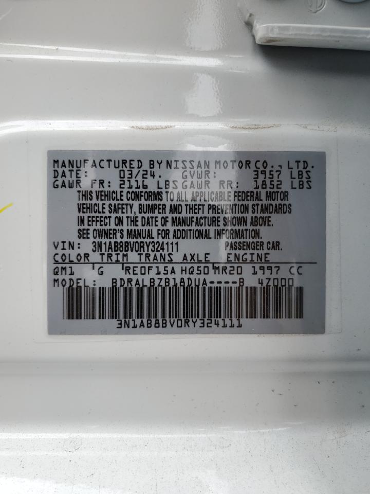 3N1AB8BV0RY324111 2024 Nissan Sentra S