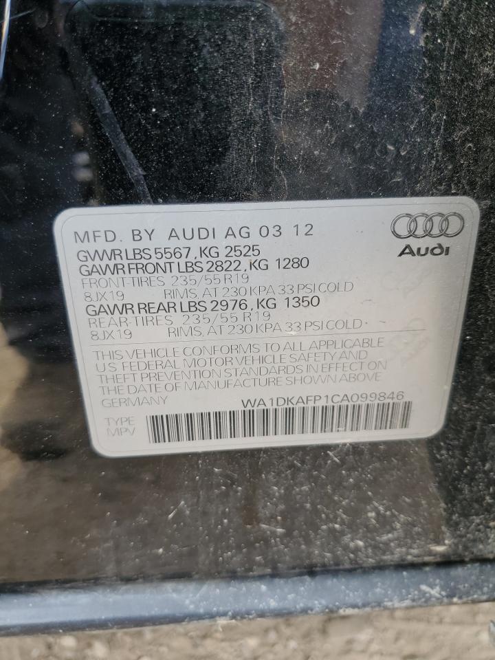 WA1DKAFP1CA099846 2012 Audi Q5 Premium Plus