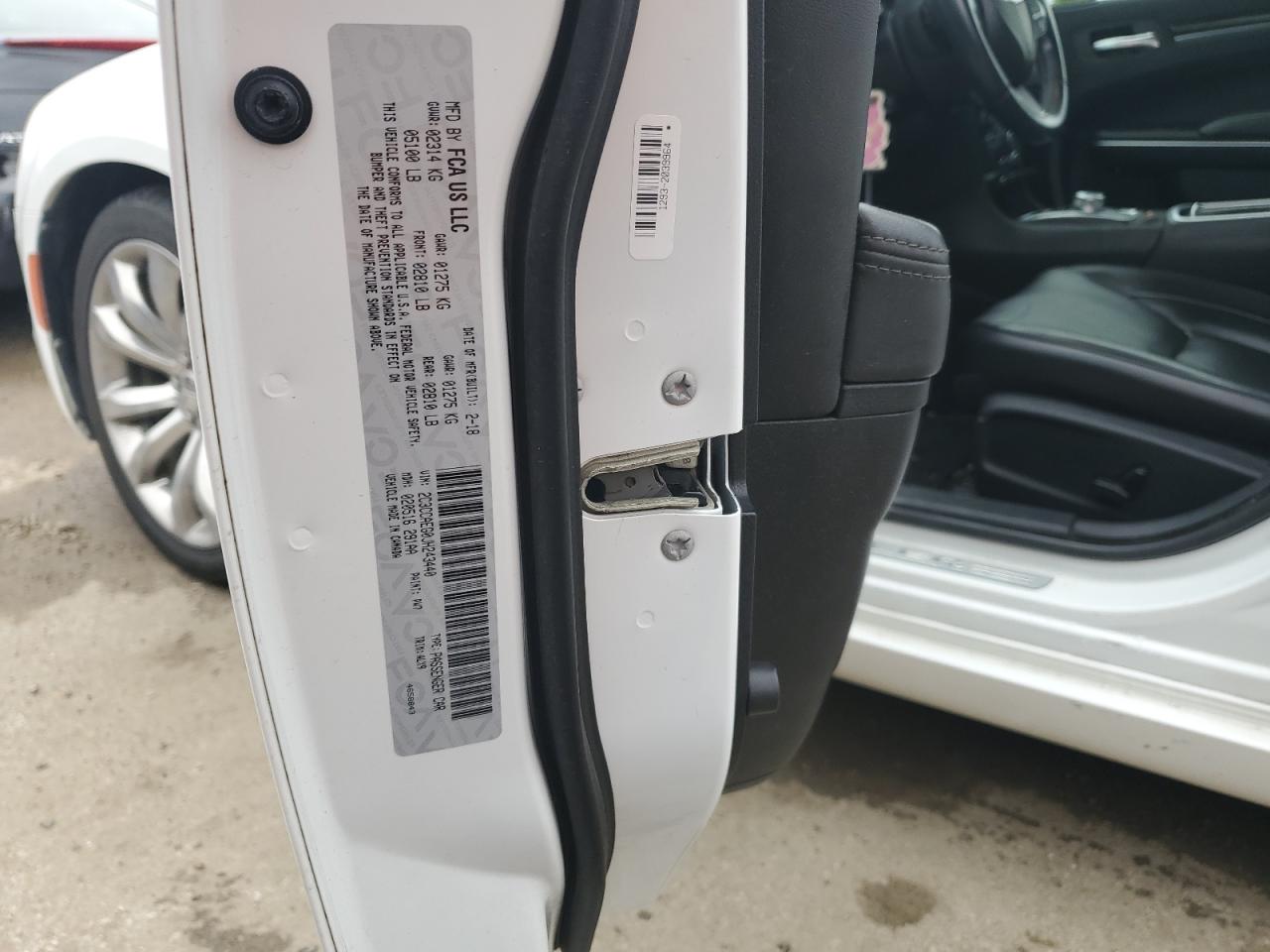 2C3CCAEG0JH243440 2018 Chrysler 300 Limited