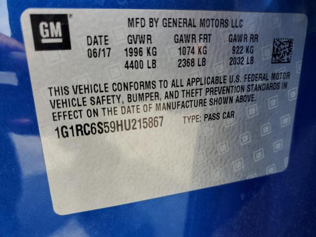 VIN 1G1RC6S59HU215867 2017 Chevrolet Volt, LT no.13