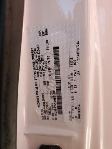 2005 Ford Econoline E450 Super Duty Cutaway Van VIN: 1FDXE45S55HB31981 Lot: 52580144