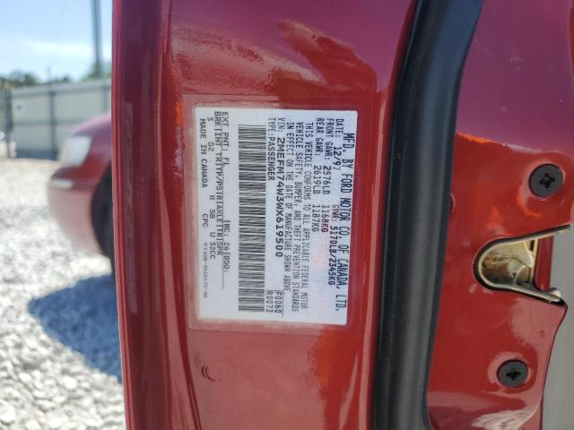 1998 Mercury Grand Marquis Gs VIN: 2MEFM74W3WX619500 Lot: 55166404