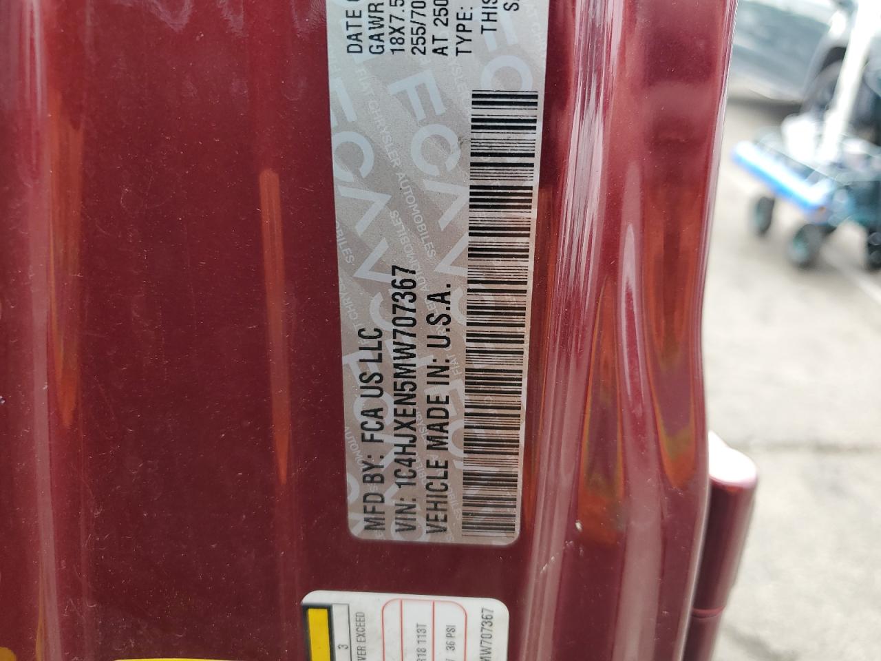 1C4HJXEN5MW707367 2021 Jeep Wrangler Unlimited Sahara