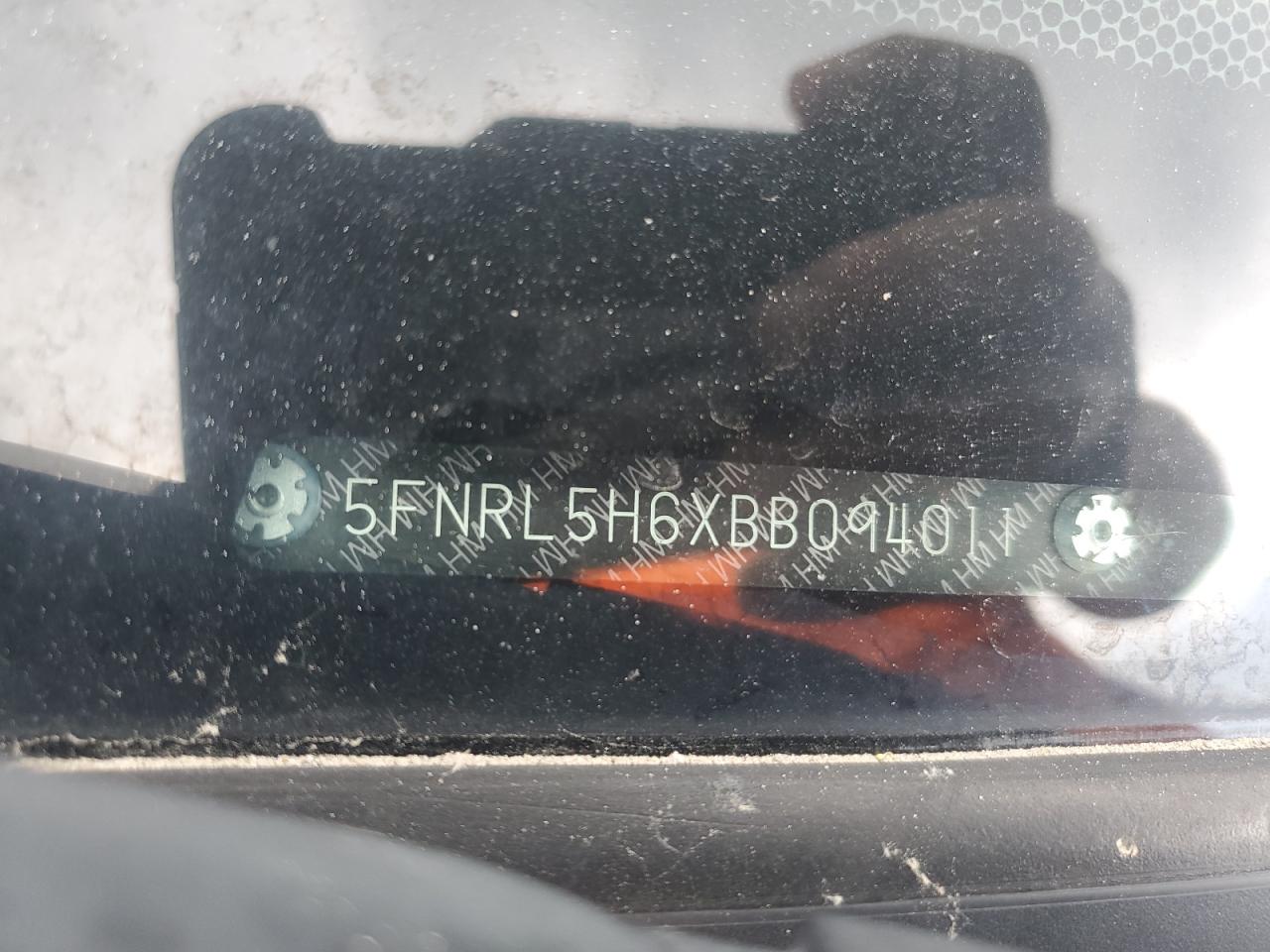 5FNRL5H6XBB094011 2011 Honda Odyssey Exl