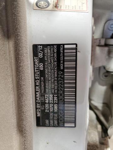 2012 Mercedes-Benz C 300 4Matic VIN: WDDGF8BB3CR223729 Lot: 56798184