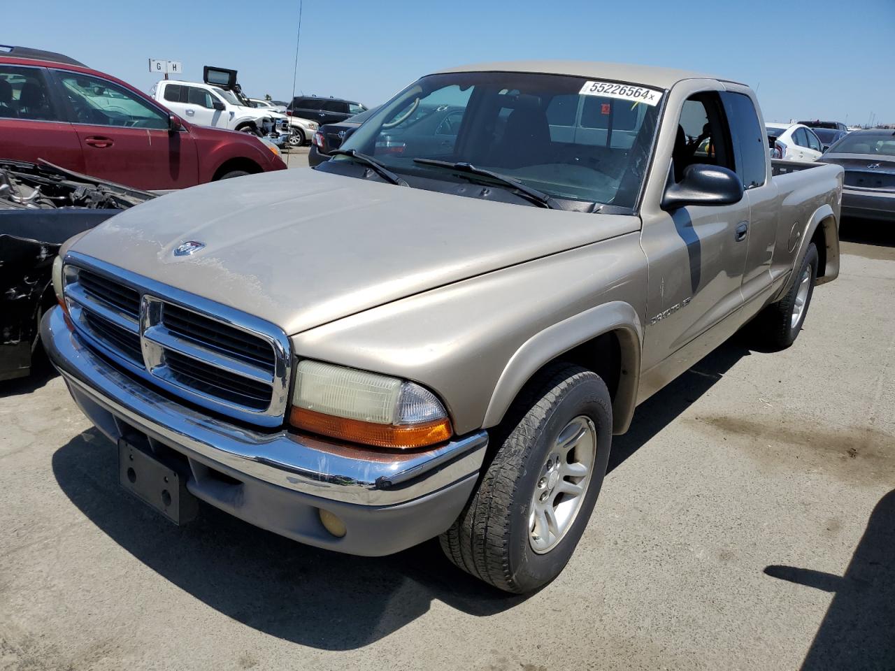 1B7GL42X22S551349 2002 Dodge Dakota Slt