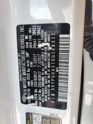 2016 KIA SORENTO LX - 5XYPG4A31GG168311
