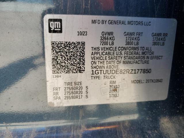 2024 GMC SIERRA 1GTUUDE82RZ177850
