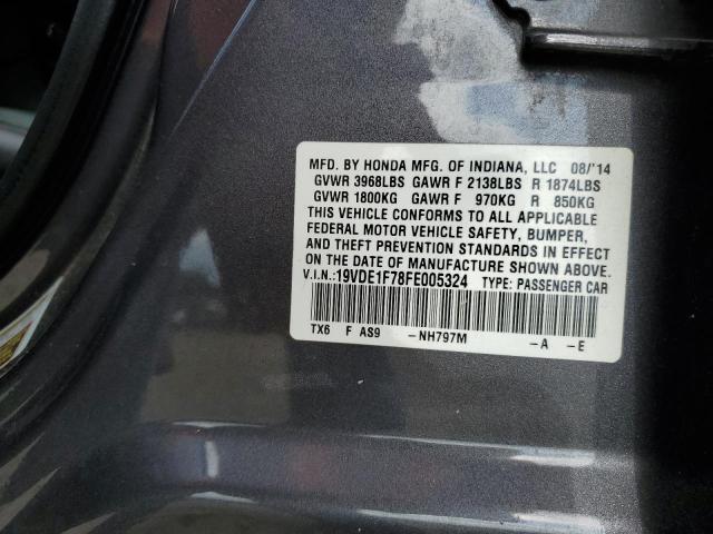 2015 ACURA ILX 20 TEC 19VDE1F78FE005324