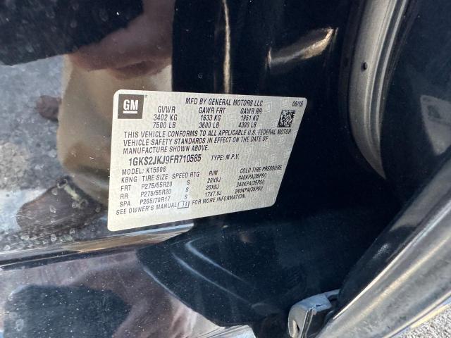 Lot #2507659071 2015 GMC YUKON XL D salvage car