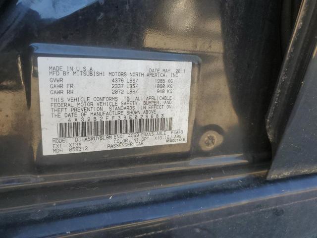 2011 Mitsubishi Galant Fe VIN: 4A32B2FF3BE029683 Lot: 56077024