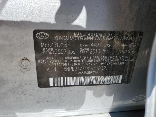 2016 HYUNDAI SONATA SPO - 5NPE34AF9GH418321