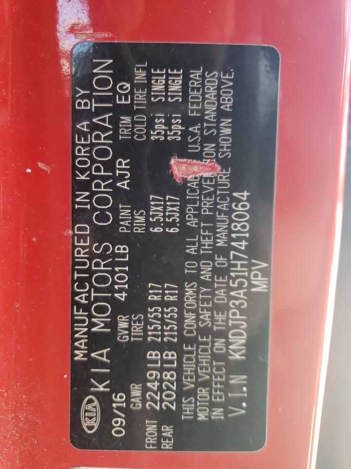 KNDJP3A51H7418064 2017 Kia Soul +