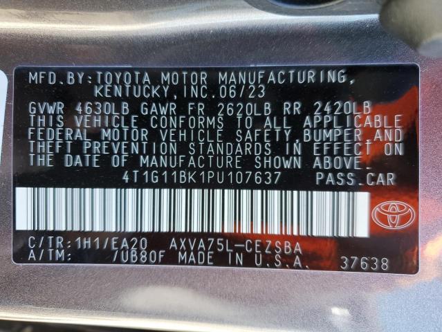 4T1G11BK1PU107637 2023 TOYOTA CAMRY - Image 13