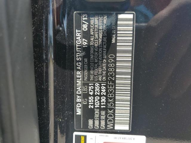 2014 Mercedes-Benz E 350 VIN: WDDKJ5KB3EF238890 Lot: 54588514