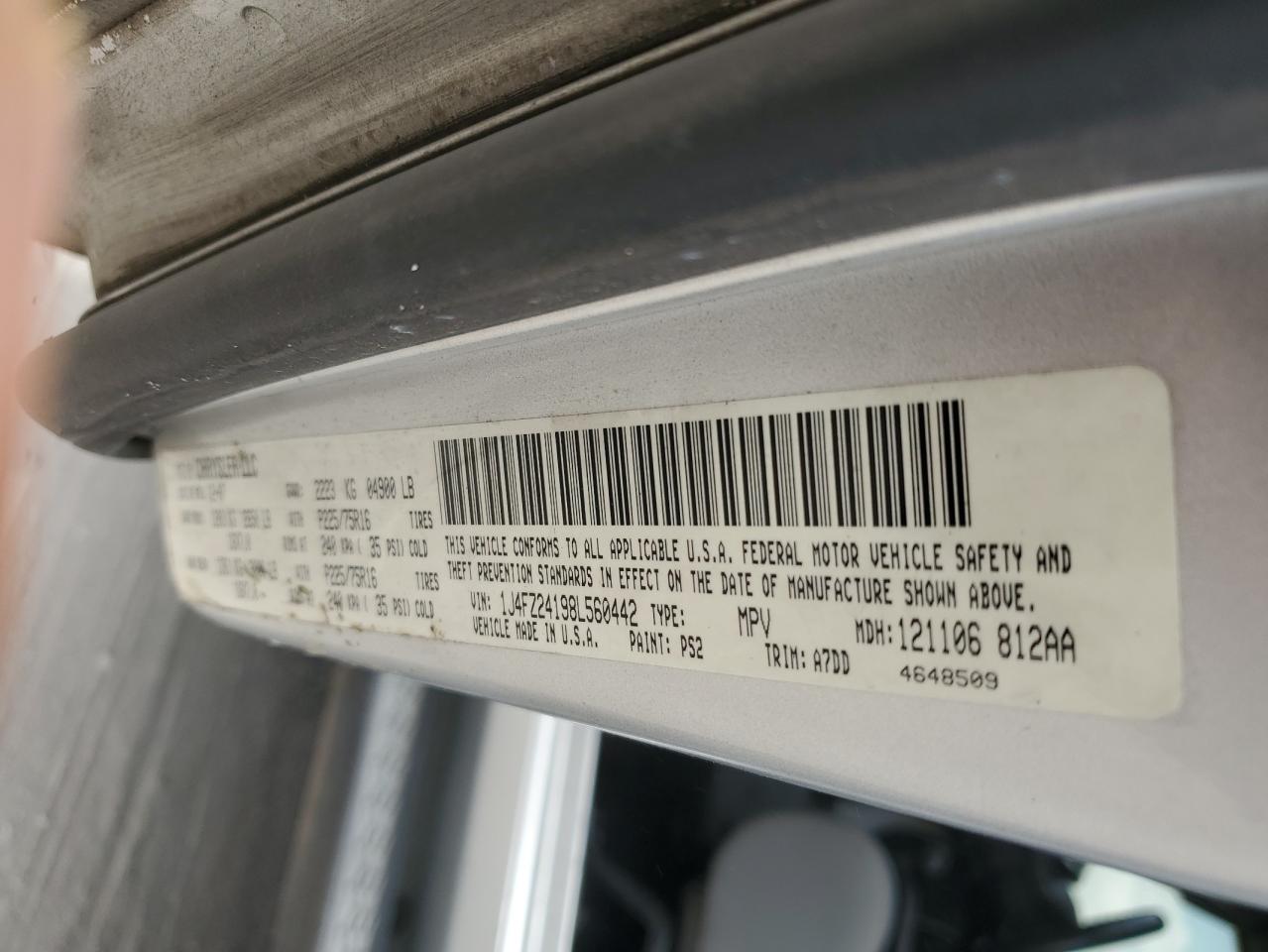 1J4FZ24198L560442 2008 Jeep Wrangler X