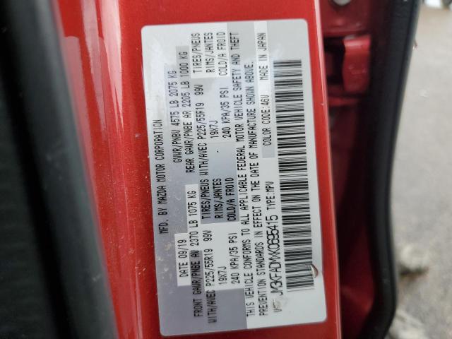 2019 Mazda Cx-5 Grand Touring VIN: JM3KFADMXK0695415 Lot: 56956874