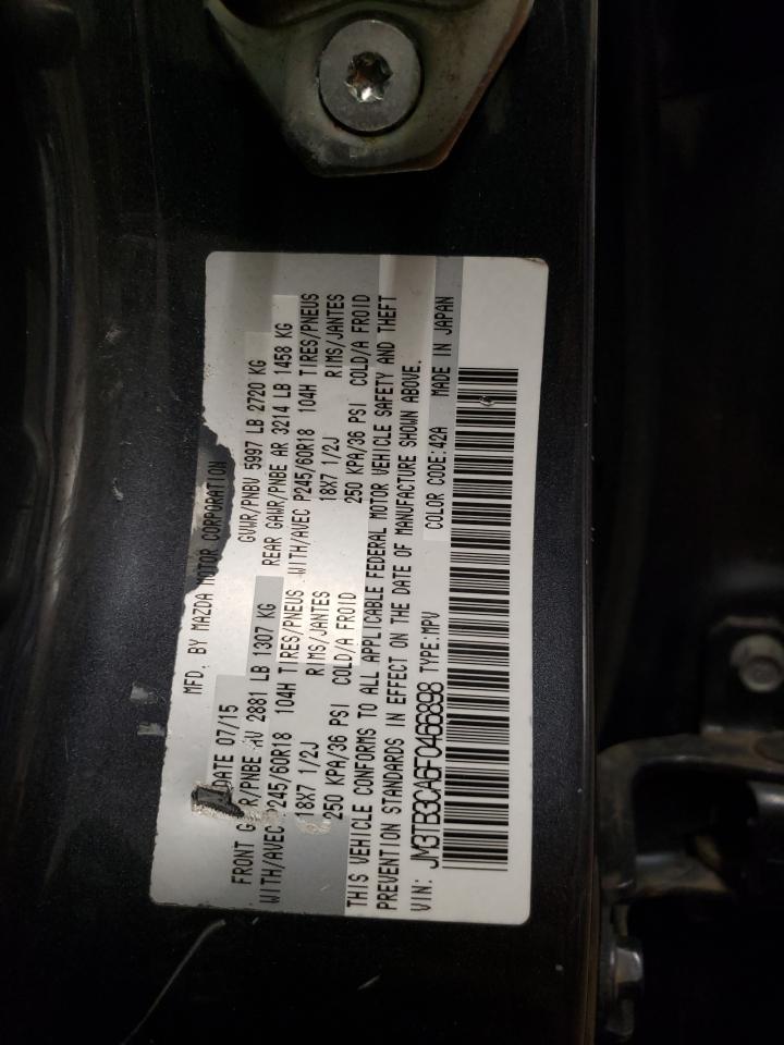 JM3TB3CA6F0466898 2015 Mazda Cx-9 Touring