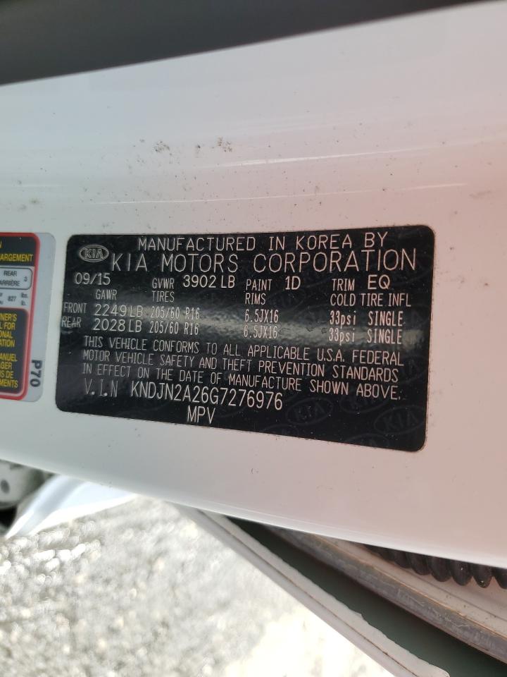 KNDJN2A26G7276976 2016 Kia Soul