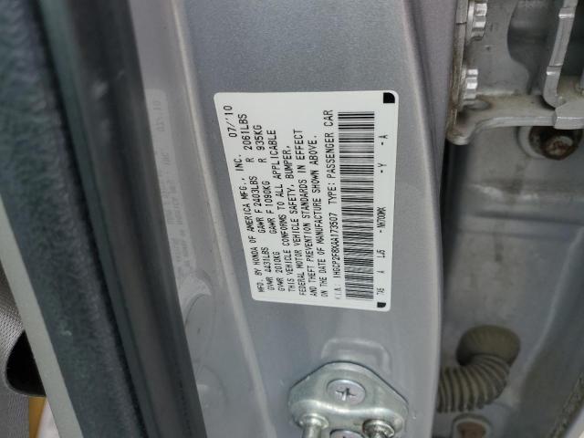 2010 Honda Accord Exl VIN: 1HGCP2F8XAA173507 Lot: 53602114