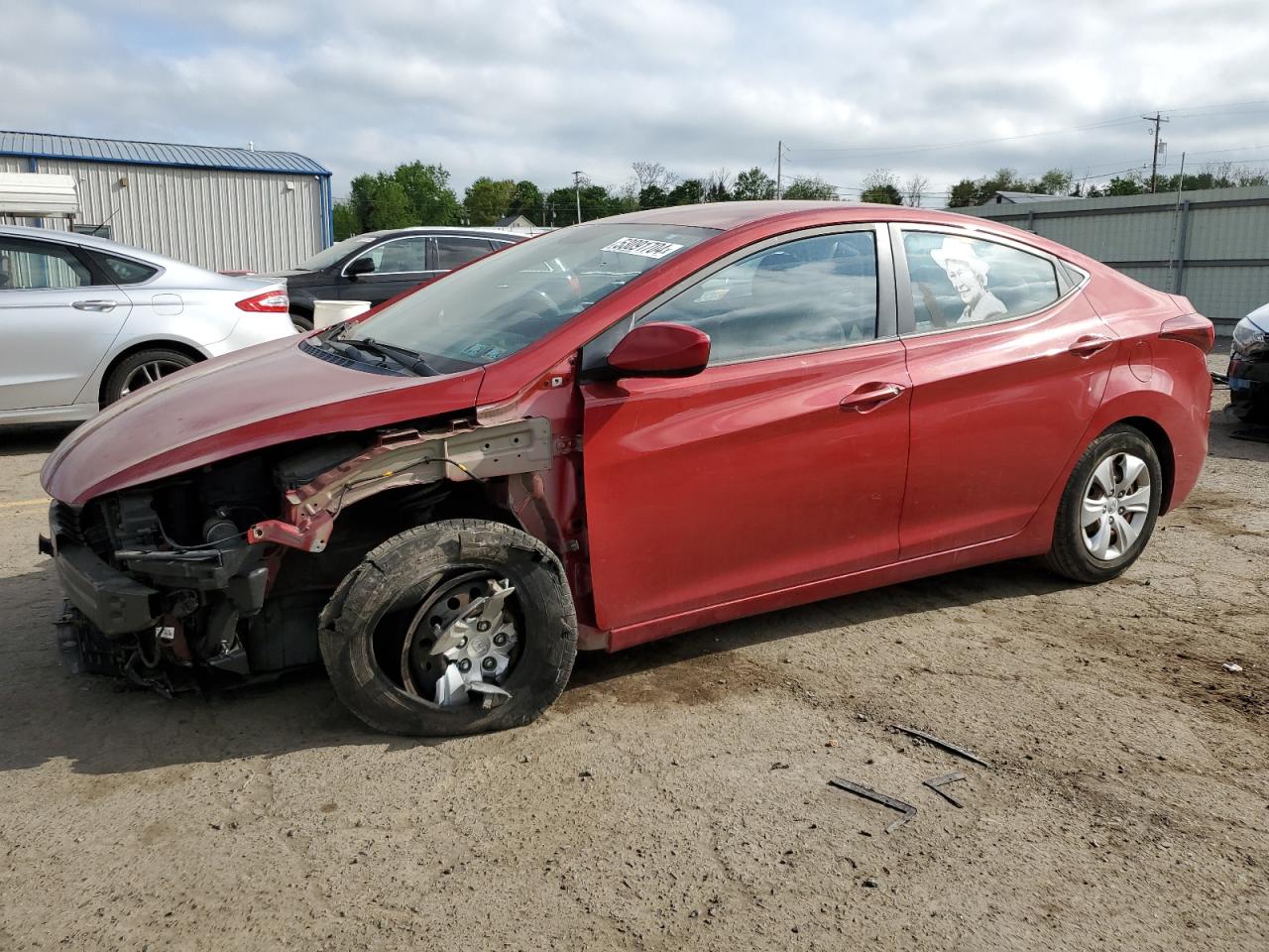 KMHDH4AE1GU633262 2016 Hyundai Elantra Se