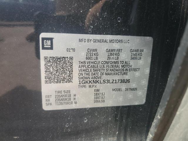 2020 GMC Acadia Sle VIN: 1GKKNKLF3LZ173826 Lot: 55891484