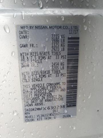 2018 Nissan Pathfinder S VIN: 5N1DR2MN4JC630298 Lot: 56273724