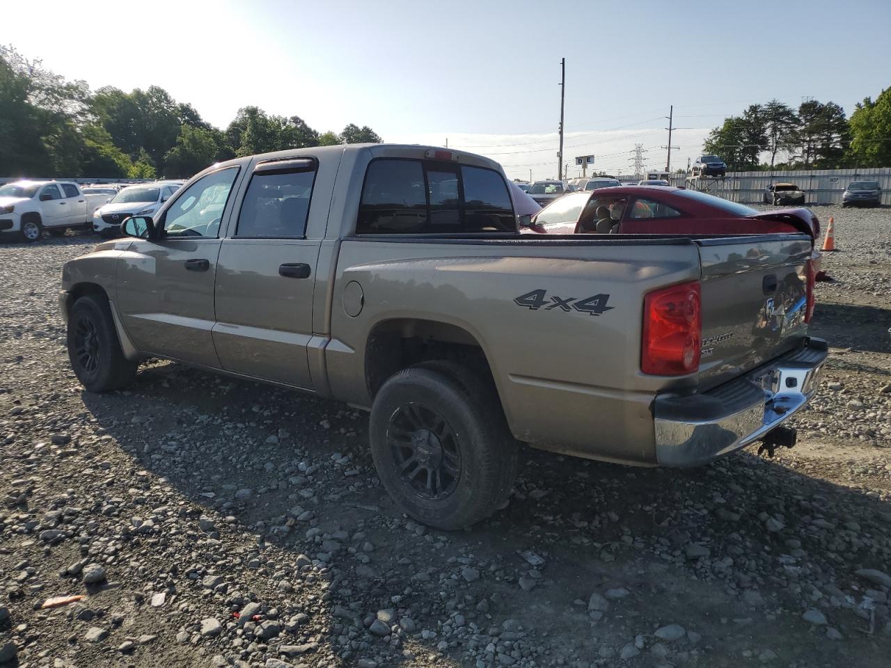 1D7HW48P17S151539 2007 Dodge Dakota Quad Slt