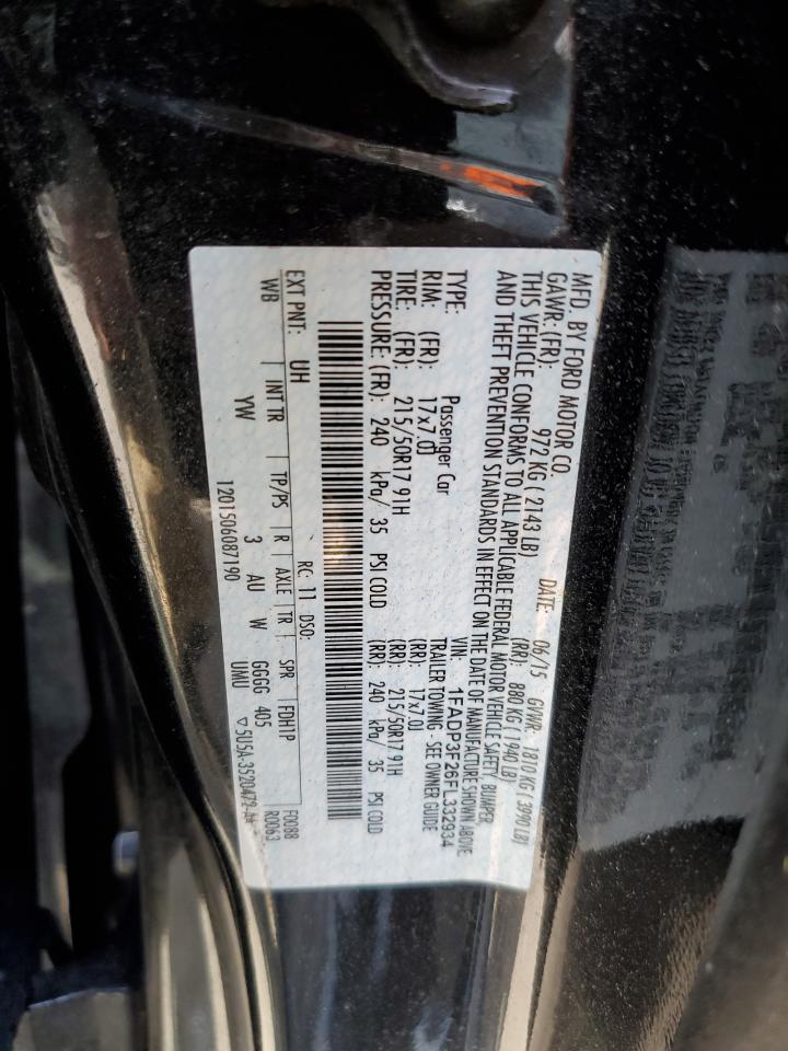 1FADP3F26FL332934 2015 Ford Focus Se