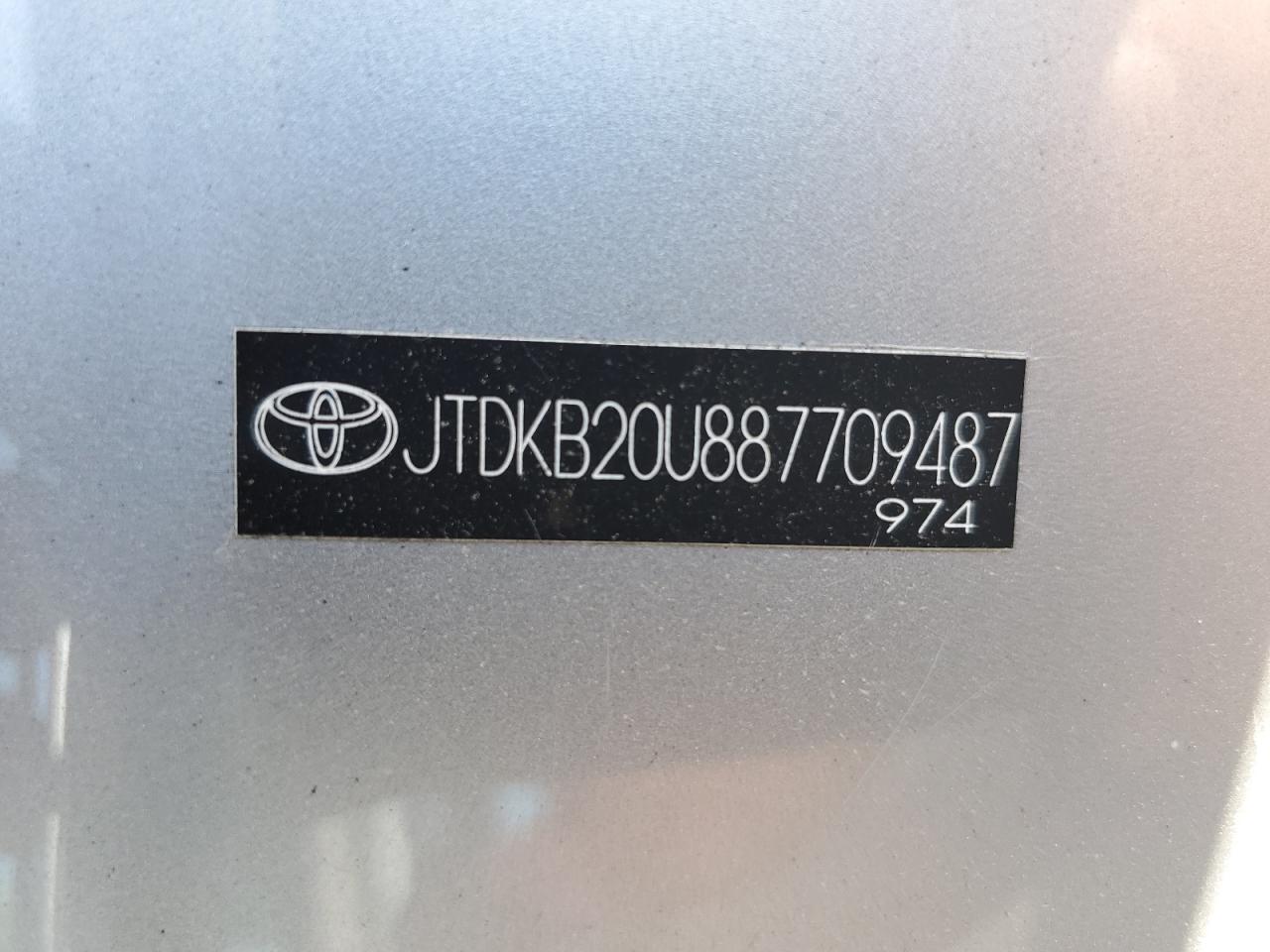 JTDKB20U887709487 2008 Toyota Prius