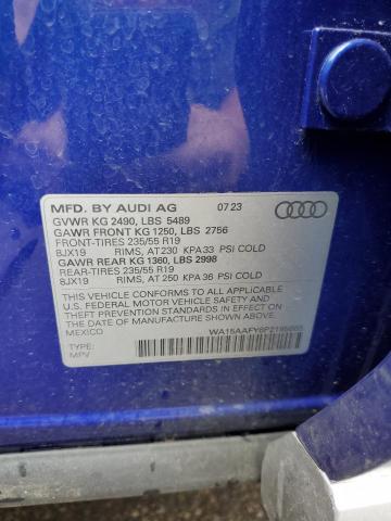 VIN WA15AAFY6P2195665 2023 Audi Q5, Sportback Prm P... no.13