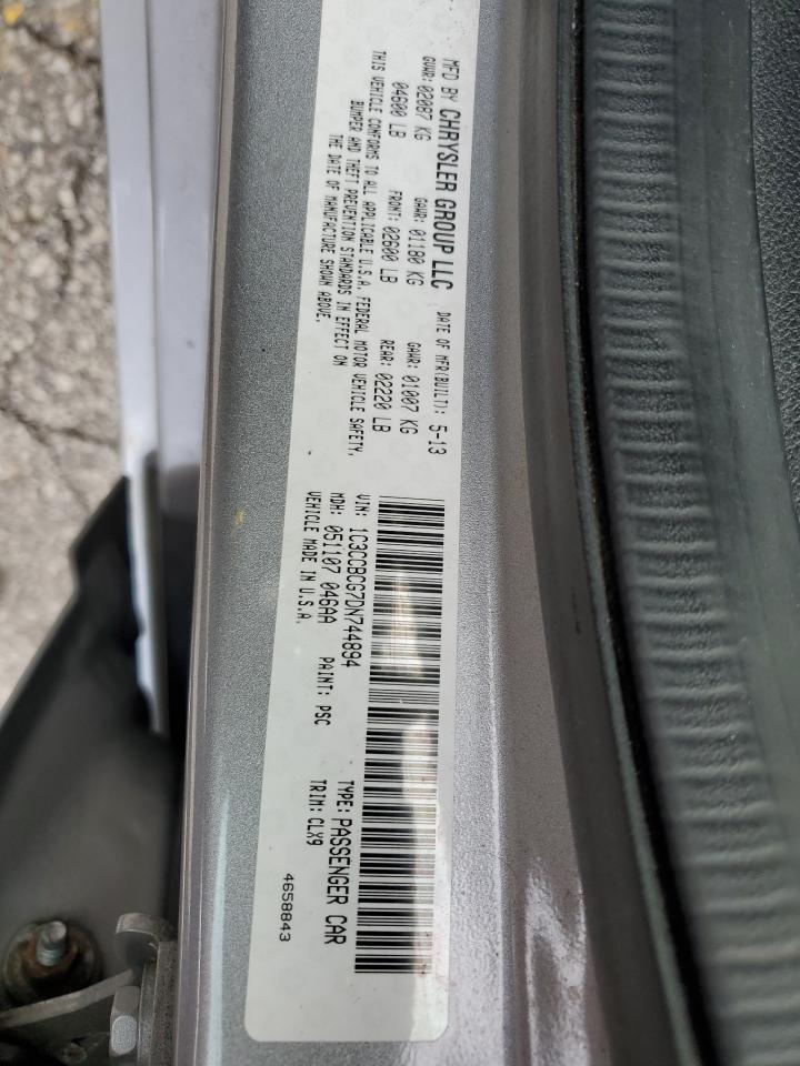 1C3CCBCG7DN744894 2013 Chrysler 200 Limited