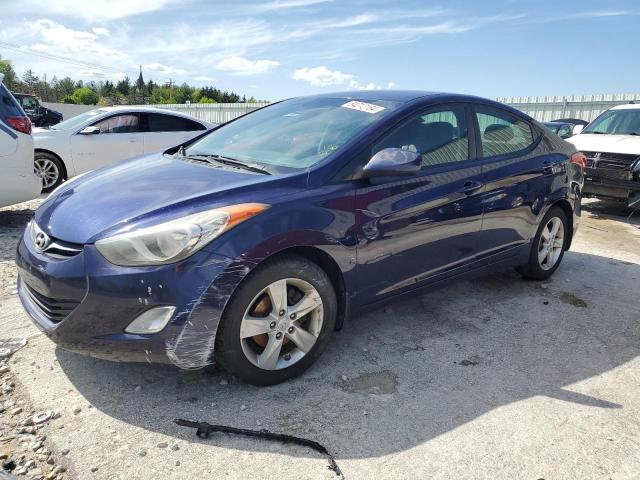 Lot #2524450253 2012 HYUNDAI ELANTRA GL salvage car