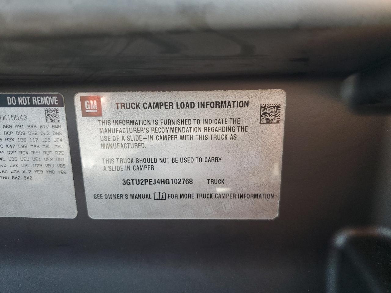 3GTU2PEJ4HG102768 2017 GMC Sierra K1500 Denali