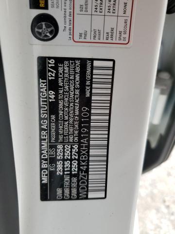 2017 MERCEDES-BENZ E 300 4MAT - WDDZF4KBXHA191109